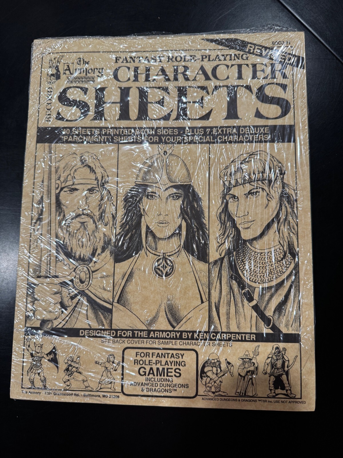 The Armory RPG Character Sheets Revised 8000-H NIS SW 926