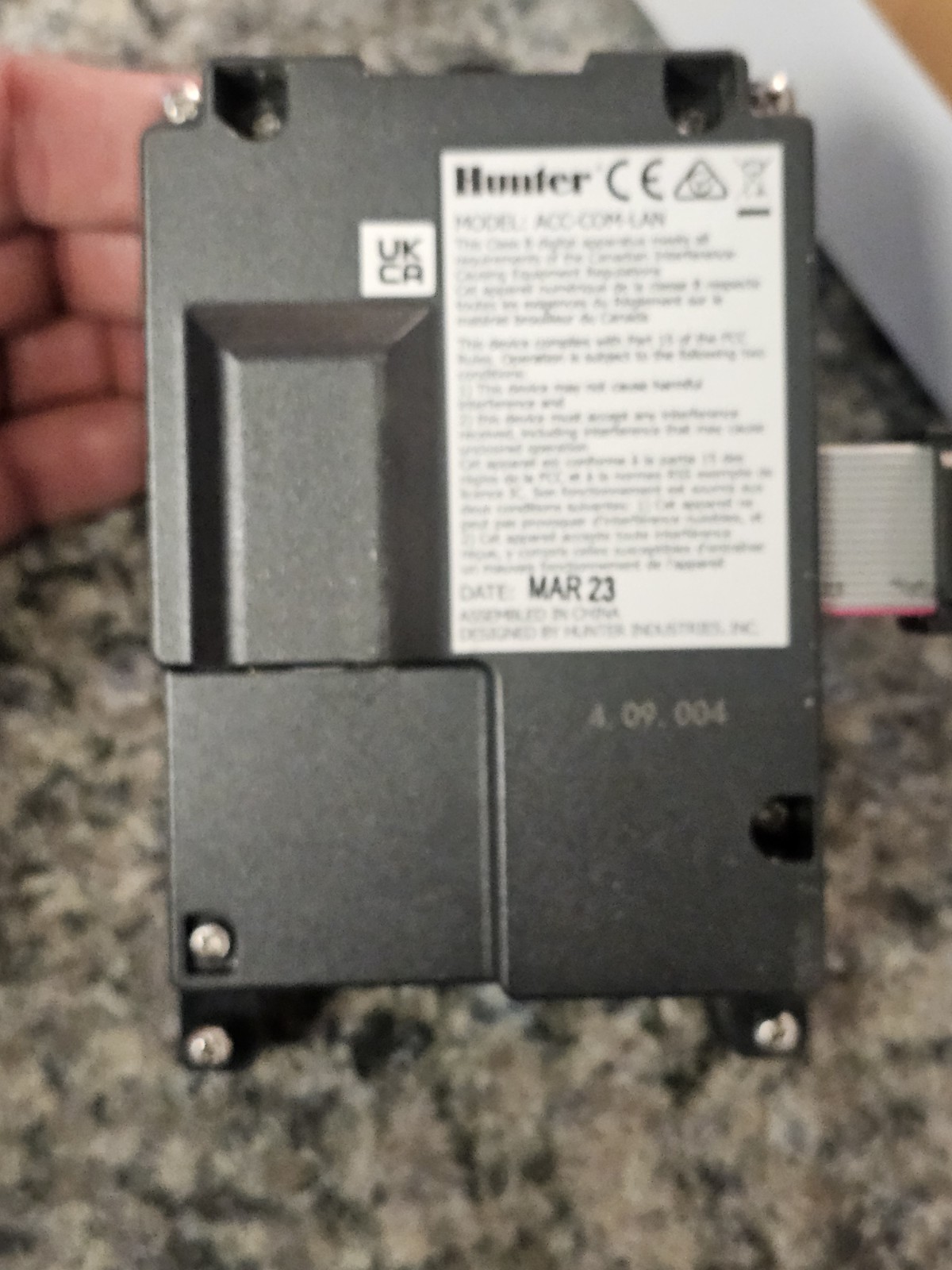 NEW HUNTER ACC-COM-LAN Ethernet Communication Module For Hunter ACC Controllers