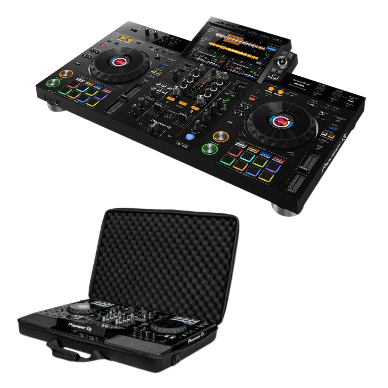 Pioneer DJ XDJ-RX3 Digital DJ System with Headliner HL12004 Pro-Fit Case