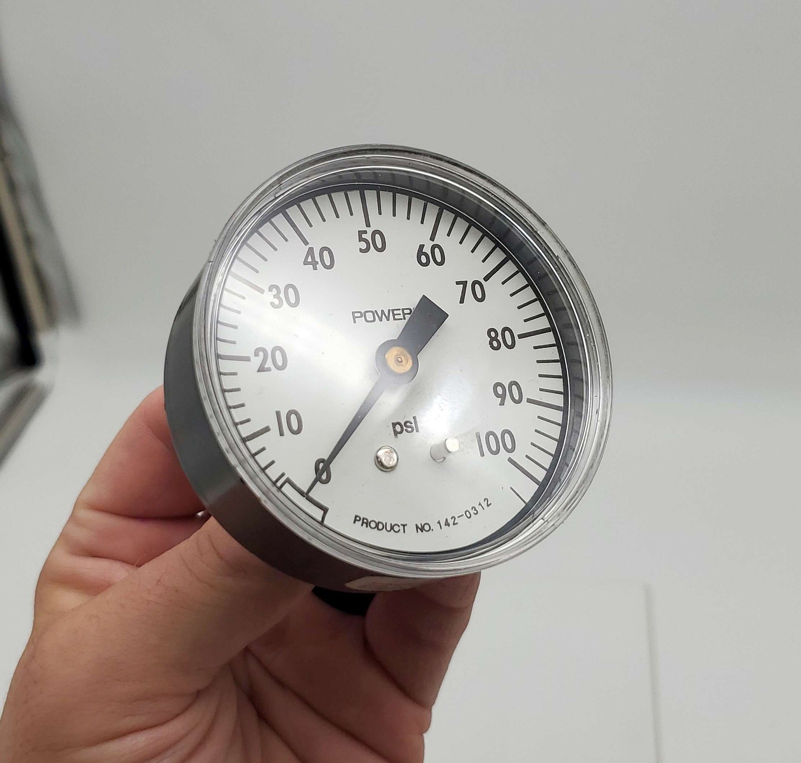 Siemens 142-0312 Analog Pressure Gauge 2-1/2" Face 0-100 PSI 1/8" NPT Connector