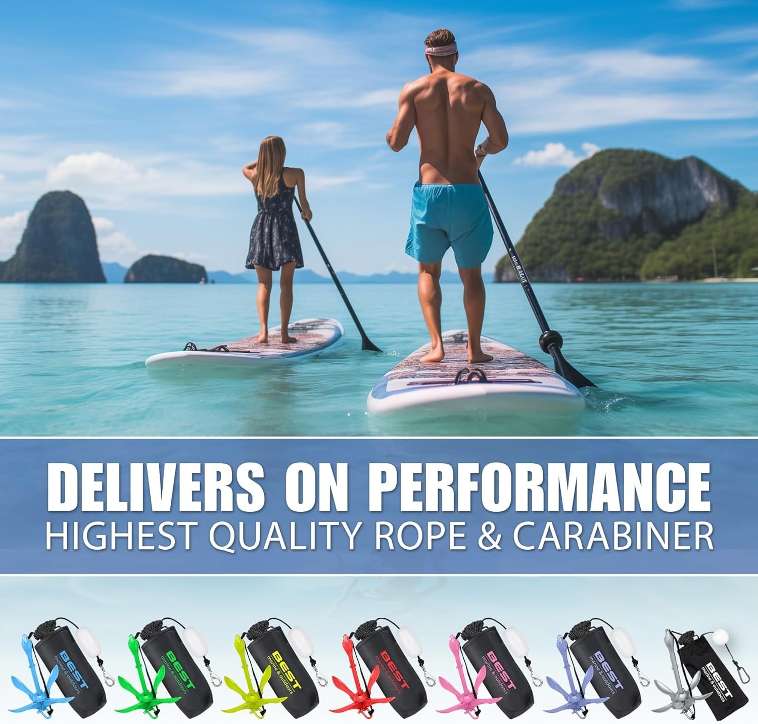 Best Marine and Outdoors 3.5 Pound Folding Anchor