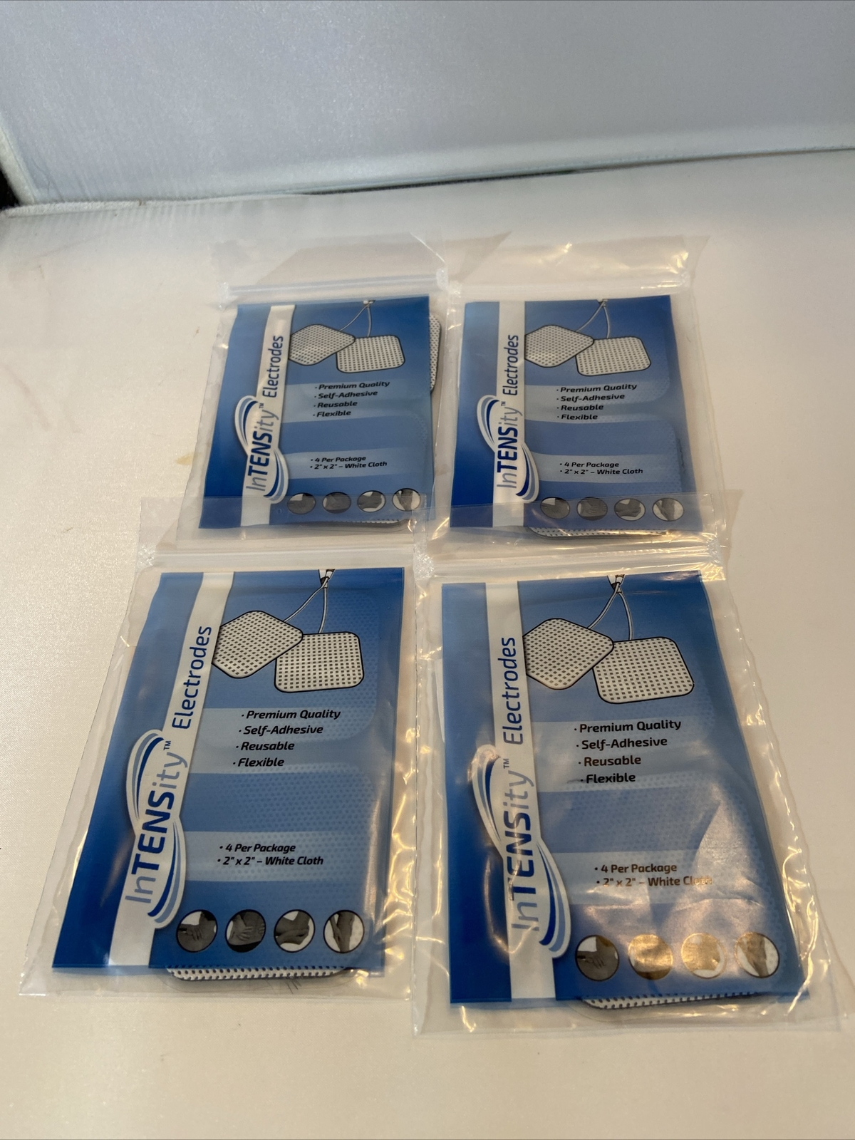 4 Packs InTENSity Electrodes (16 Pcs) New Premium Quality Replacement Pads