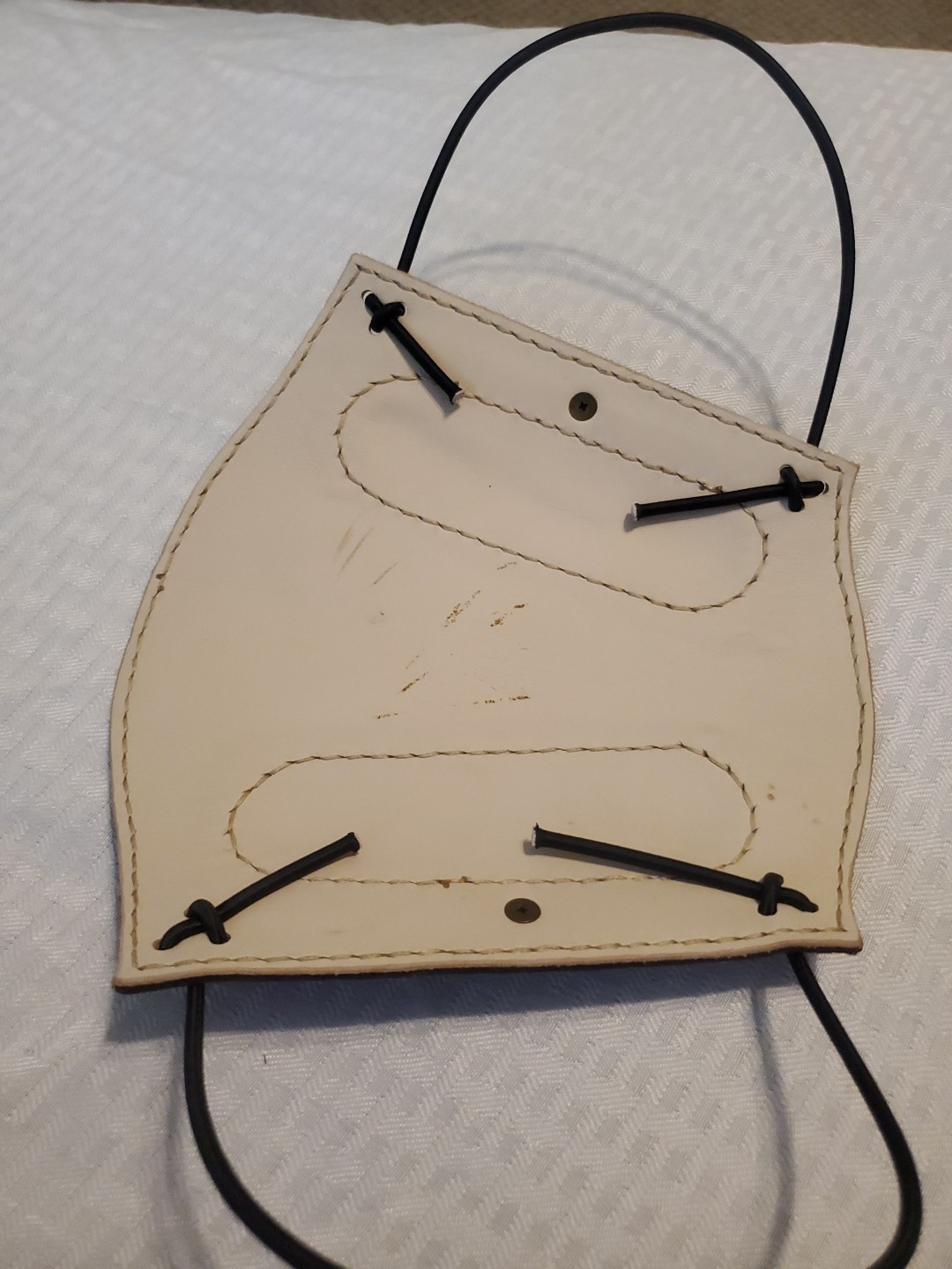 Custom Archery Armguard Snakeskin And Leather. Easy On Easy Off