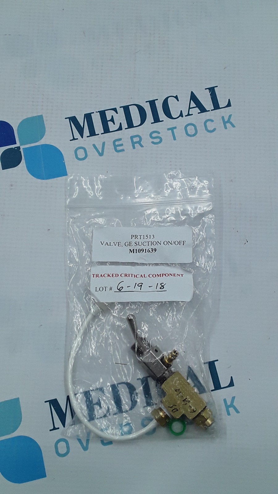 GE Suction On/Off Toggle Valve M1091639