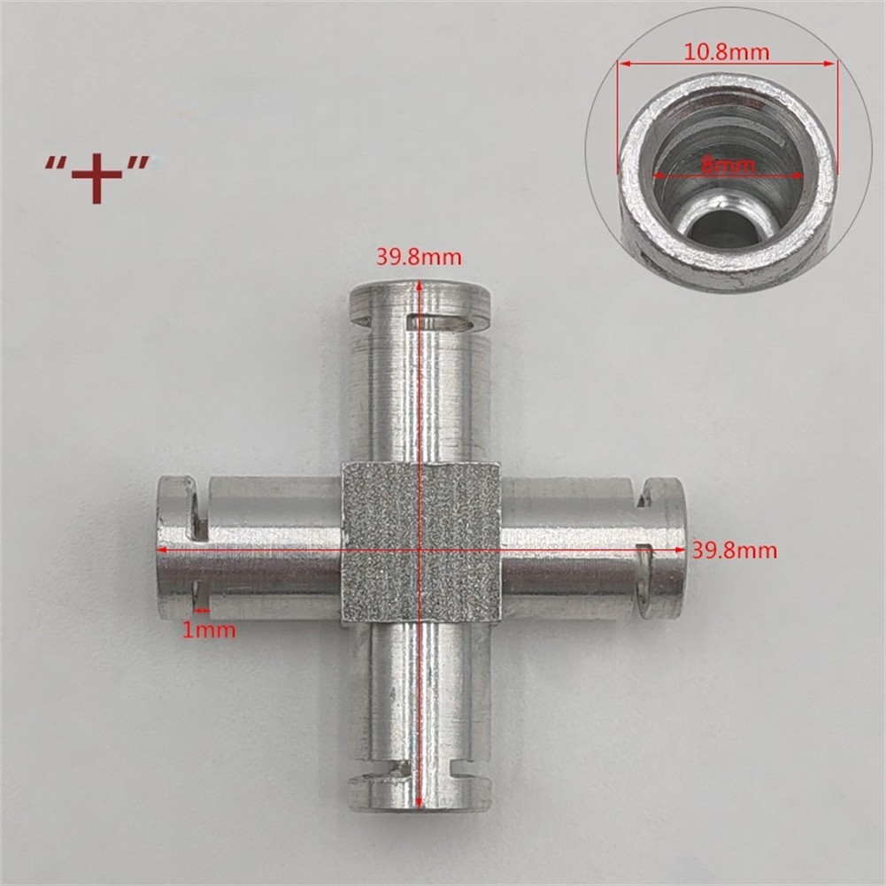 Aluminium Coffee Machine Connector Two Way Three Way Interface Replacement Part
