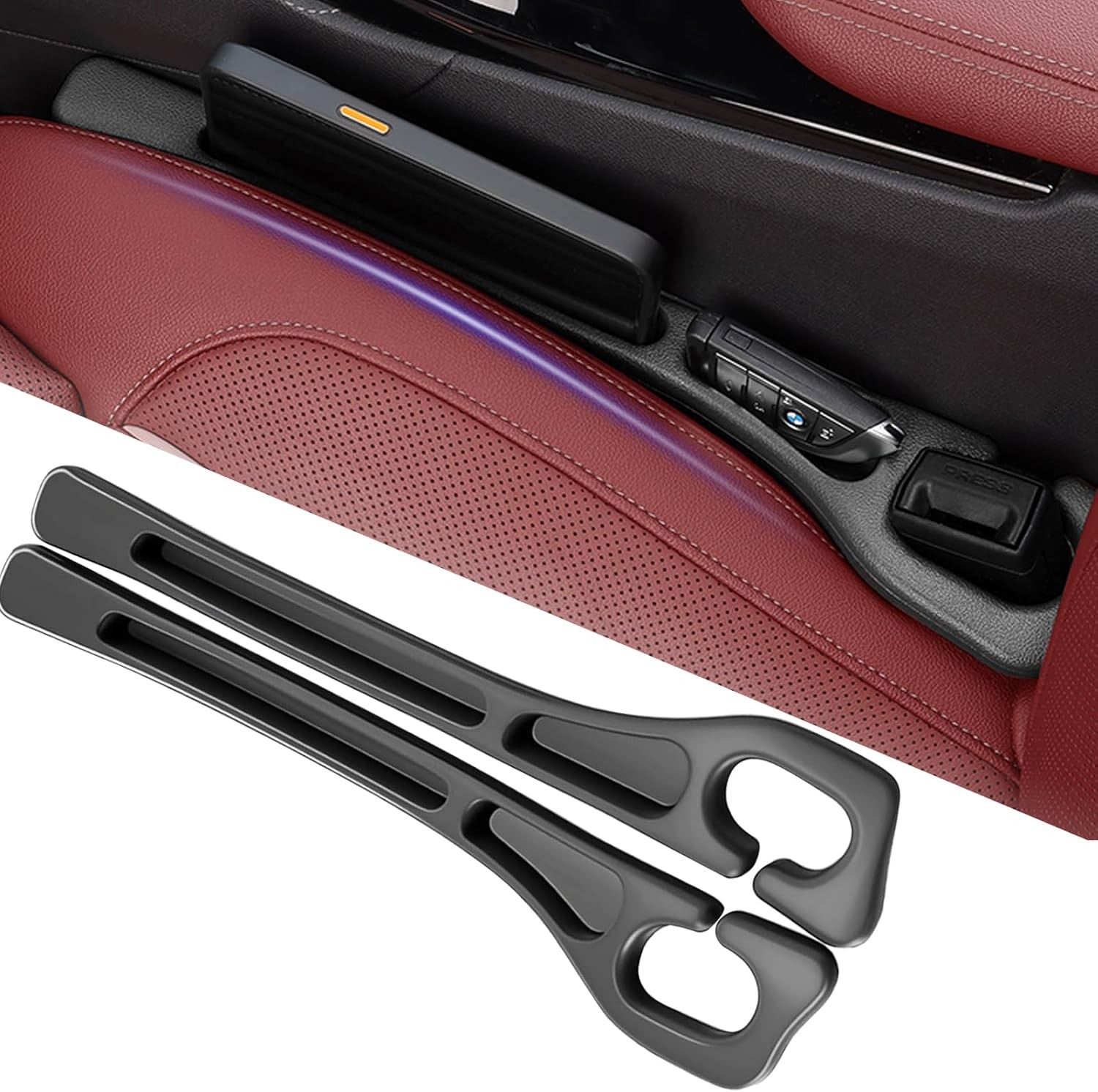 Car Seat Gap Filler Organizer Universal for Car SUV Truck Accessories Seat Gap P