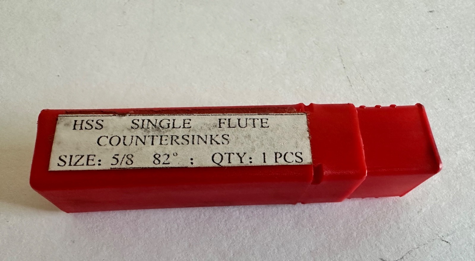 5/8" Countersink 82 degrees single flute 3/8 shank