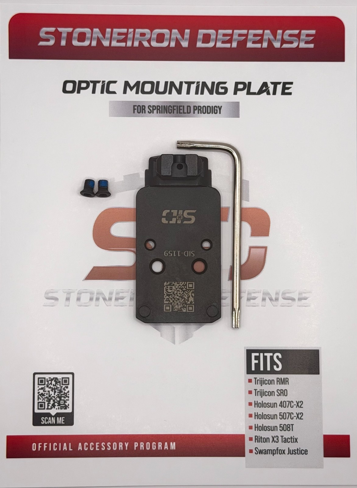 Optic Plate for 1911 DS, A14B AOS Agency Mounts Adapter Compatible with Triji...
