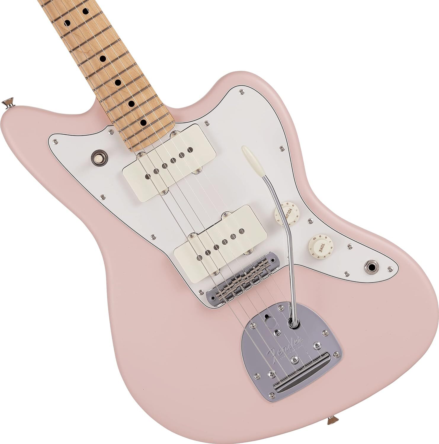Fender Made in Japan Junior Collection Jazzmaster Maple Satin Shell Pink
