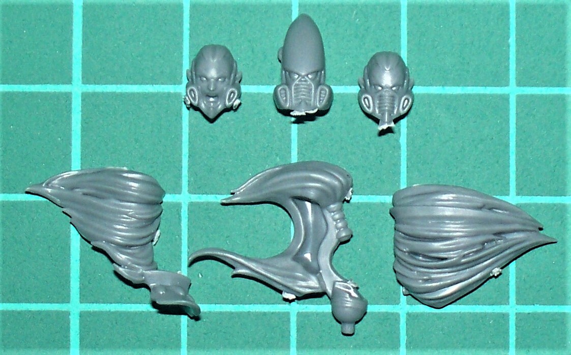 Aeldari Howling Banshees Bits/Parts - Head (Multilisting)