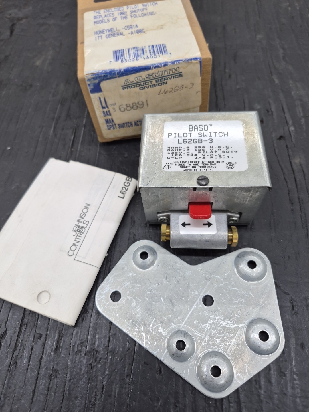 Baso Pilot Switch L62GB-3