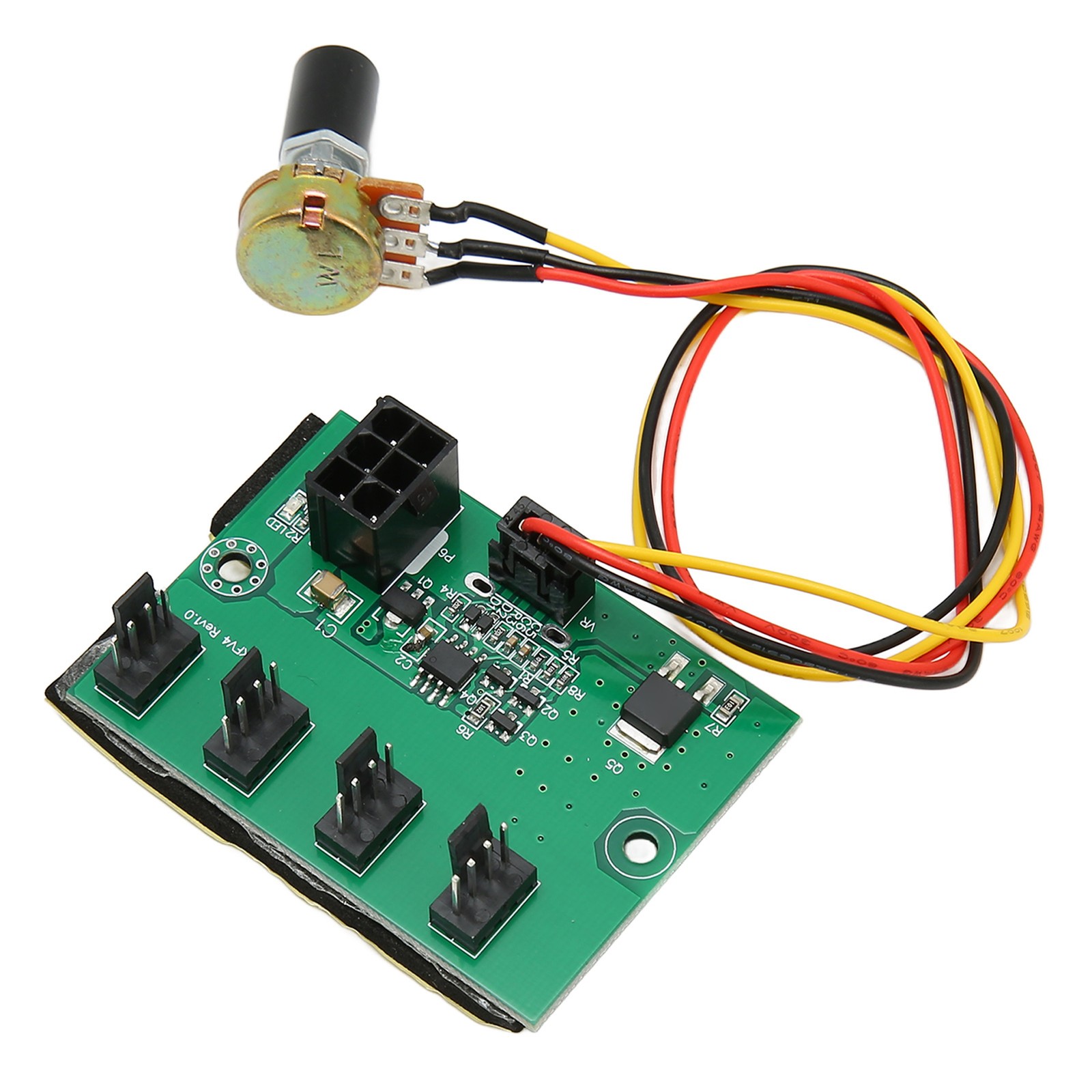 PC Fan Speed Controller DC 12V PWM 4 Way 11.8in Cable Easy Installation PC