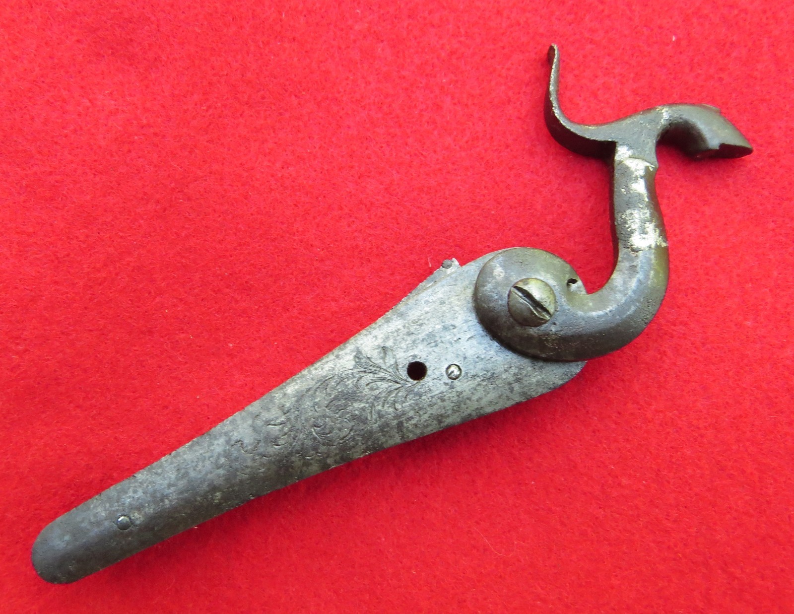 Vintage Shotgun Lock Lockwork Not Working (For Parts Only)