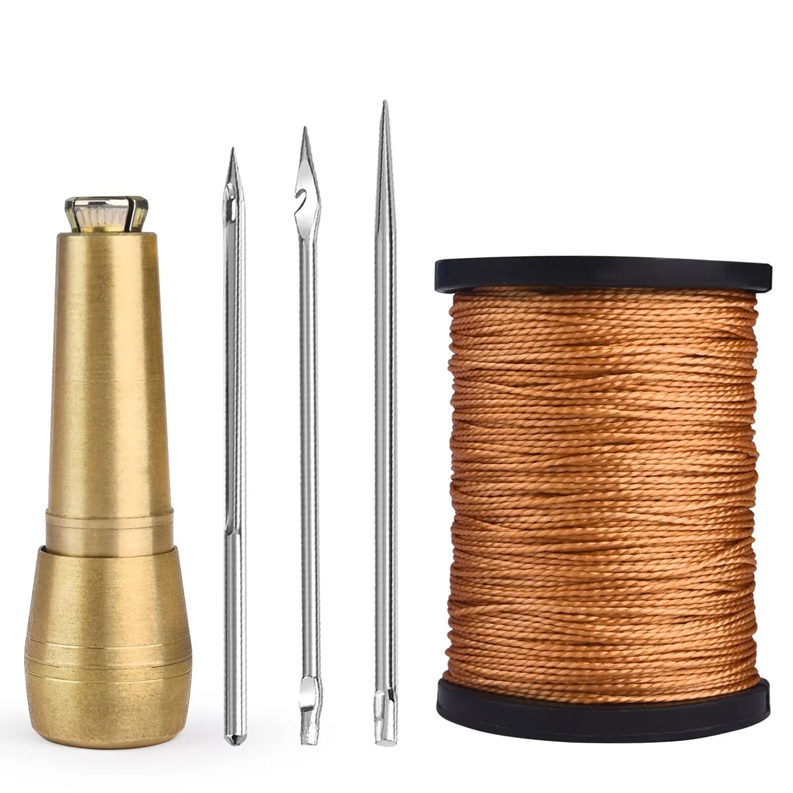 Agujas de cuero Perforador de costura para reparar zapato Punzon costura manual