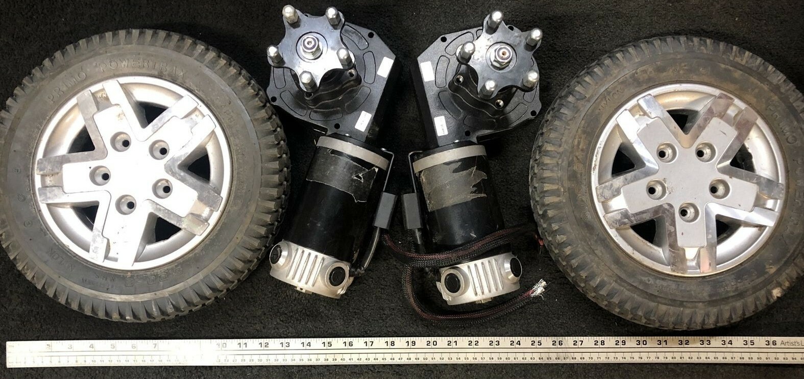 Jazzy Power Wheelchair Gearboxes Motors & TIRES Rc Lawnmower Robotics DIY Segway