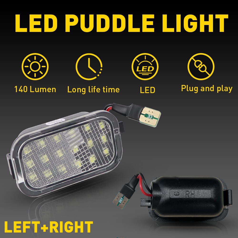 LED Side Mirror Puddle Light Assembly for 2007-2013 Cadillac Escalade EXT Base