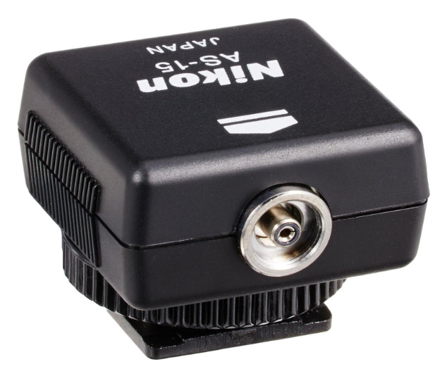 Nikon AS-15 Hot Shoe Adapter for Speedlight Flash PC Sync Terminal