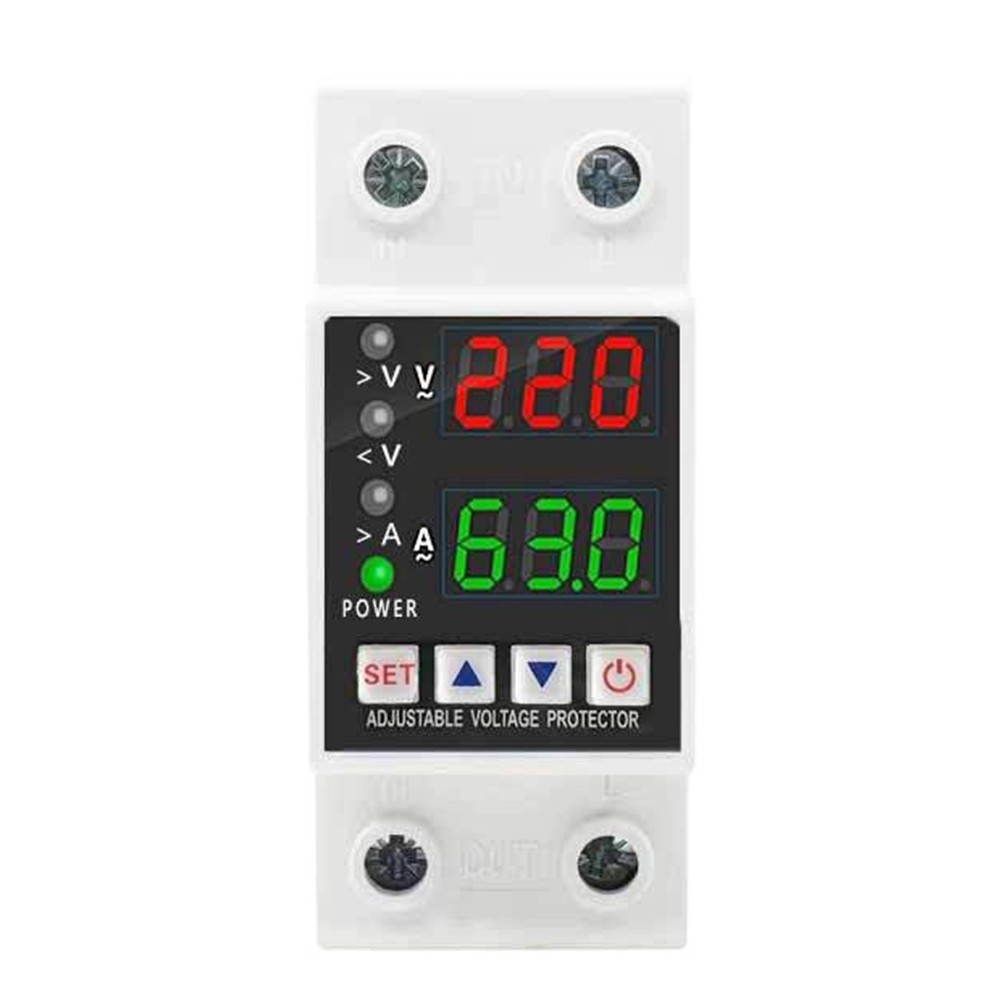 220V Voltage Protector with Adjustable Settings for Electrical Devices