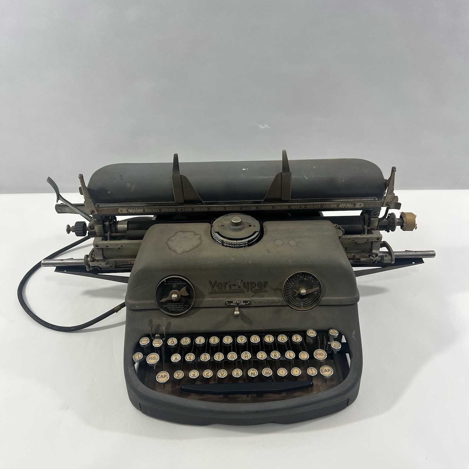 Vintage Varityper Composing Typewriter Photo type setting Machine FOR PARTS