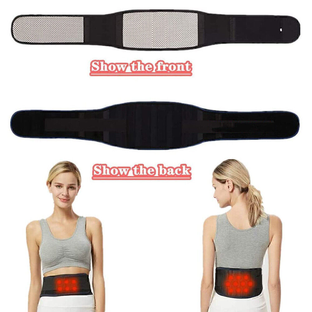 Adjustable Lower Back Brace Lumbar Support Waist Belt For Men Women Pain Relief