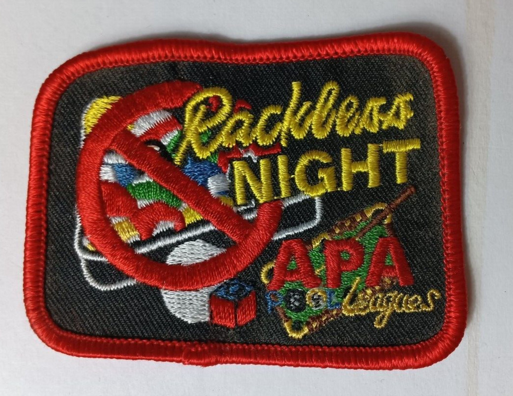 LOT OF FIVE POOL BILLIARDS DIVISION CHAMPIONS CLOTH PATCHES APA LEAGUES 2" x 2"