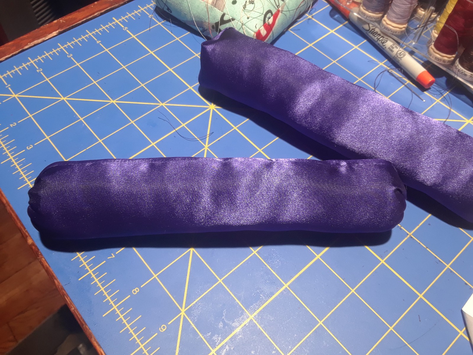 Handmade Japanese-Style Satin Makura (Sword Pillows)