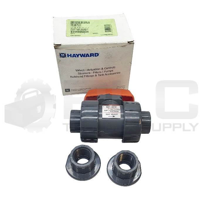 NEW HAYWARD TB1075ST TRUE UNION BALL VALVE 3/4" *READ*
