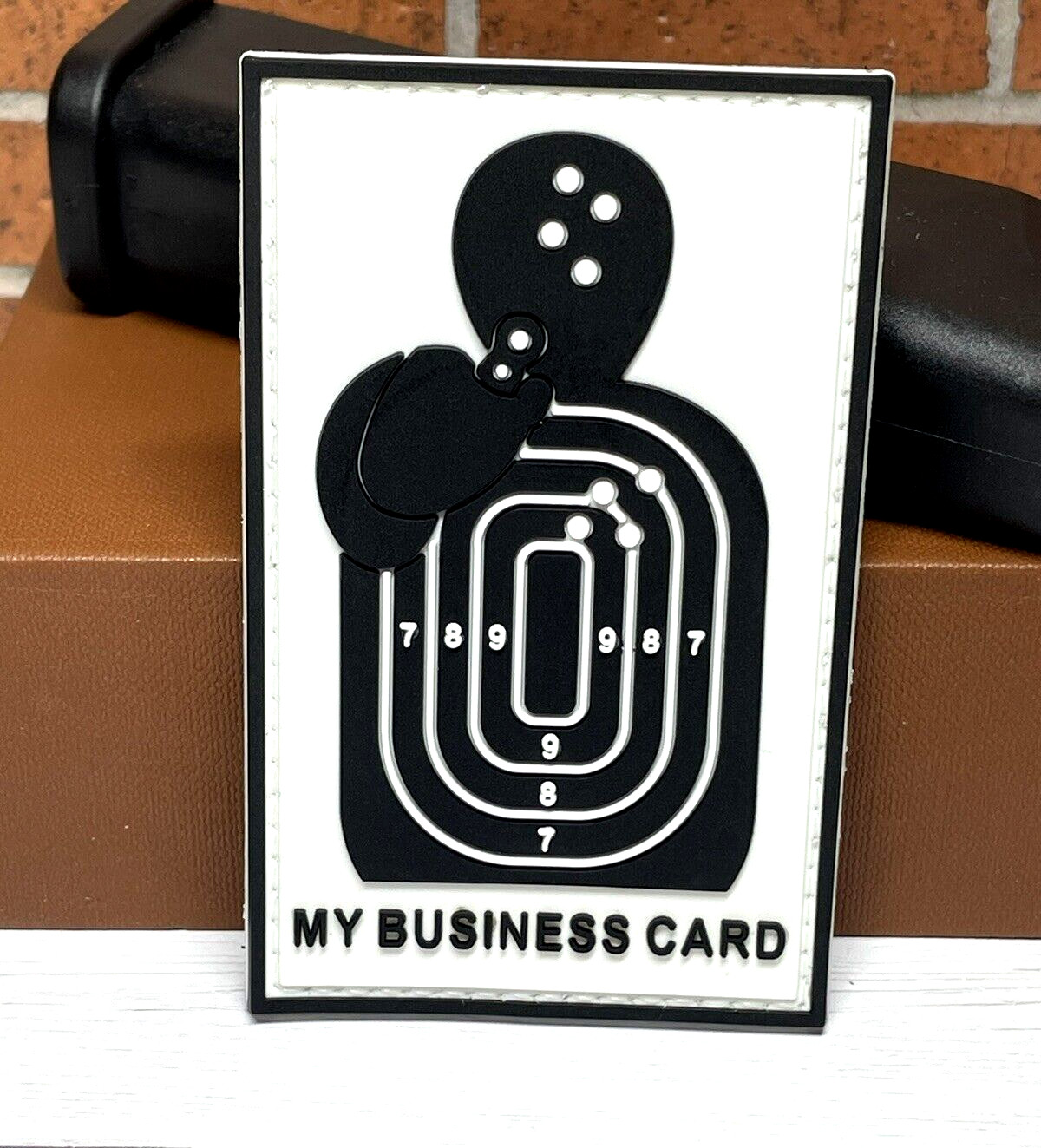 PVC Tactical Morale Patch,  My Business Card Patch,  Military Gun Patch