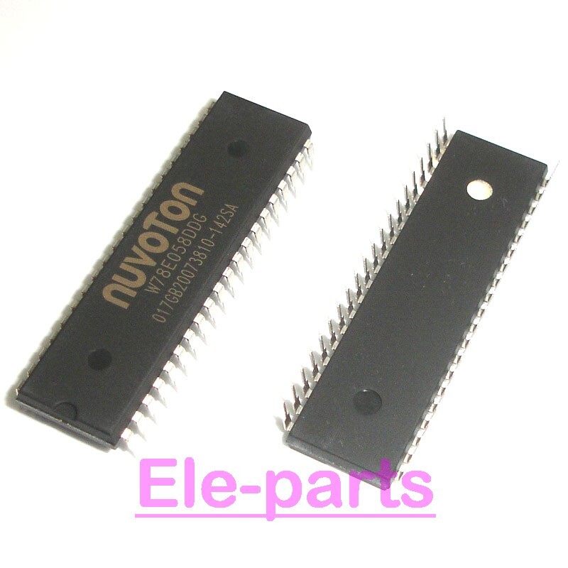 2 PCS W78E058DDG DIP-40 W78E058  8-bit Microcontroller Integrated Circuits Chip