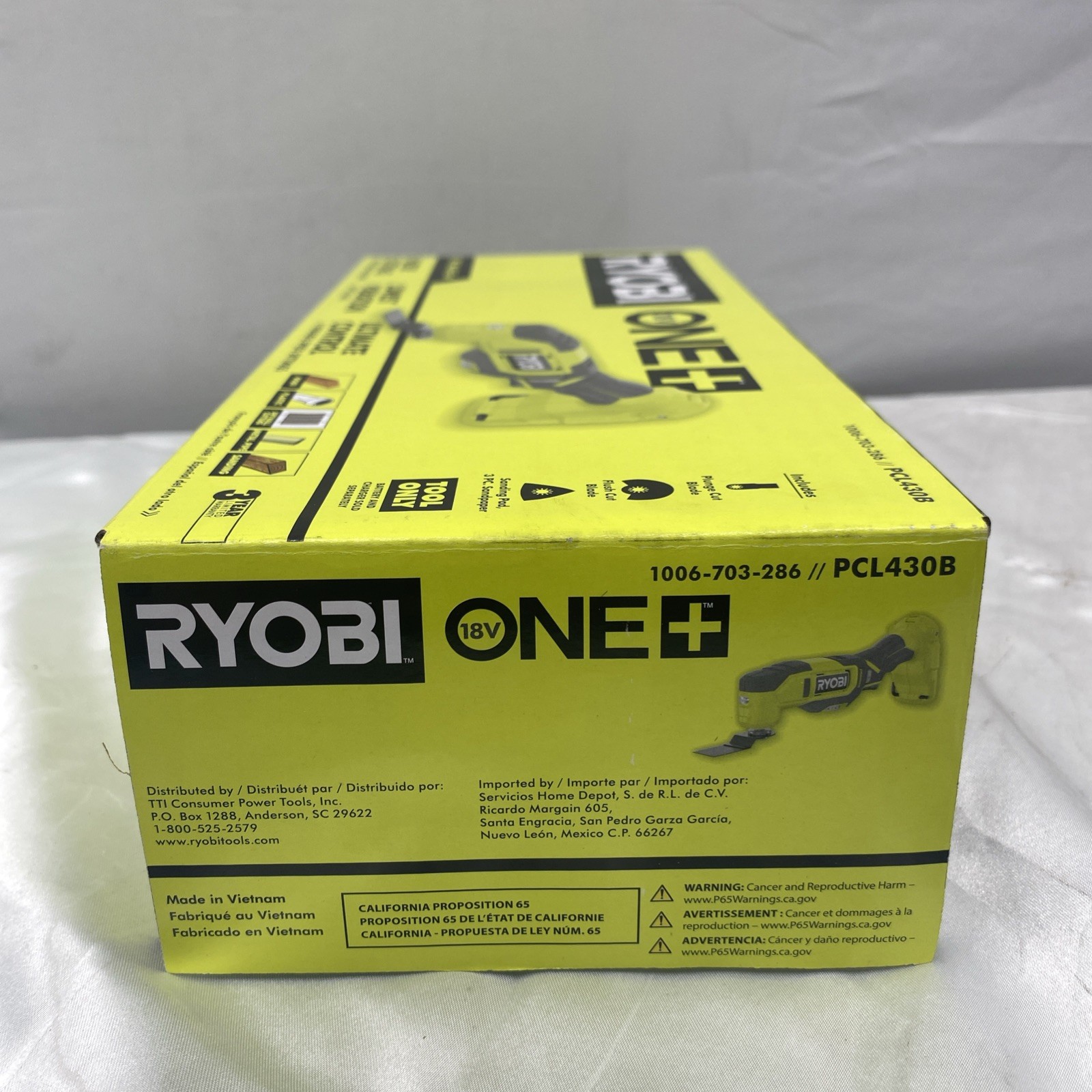 RYOBI ONE+ 18V Multi-Tool Cordless PCL430B Tool Only