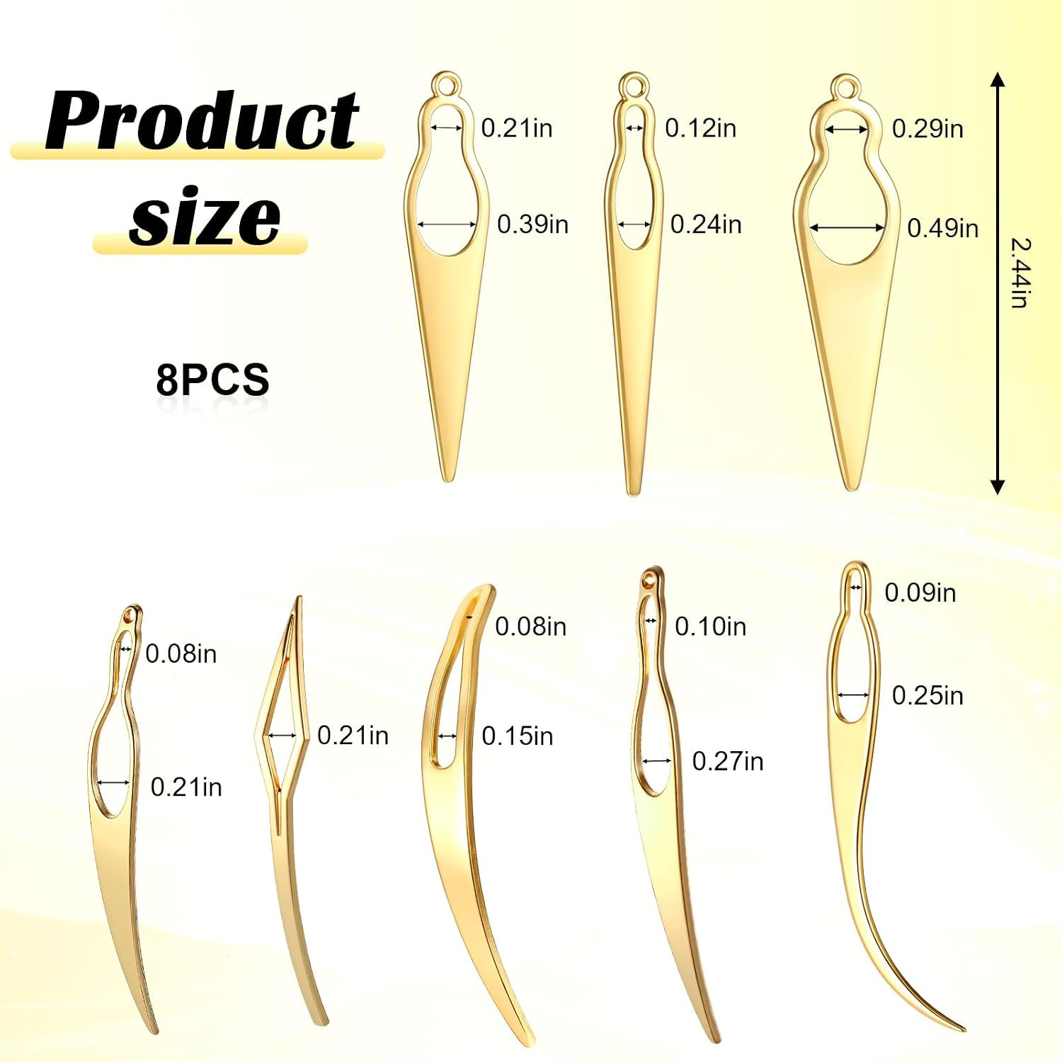 8PCS Interlocking Tool for Locs Dreadlock Interlocking Tool Locs Outstanding Tig