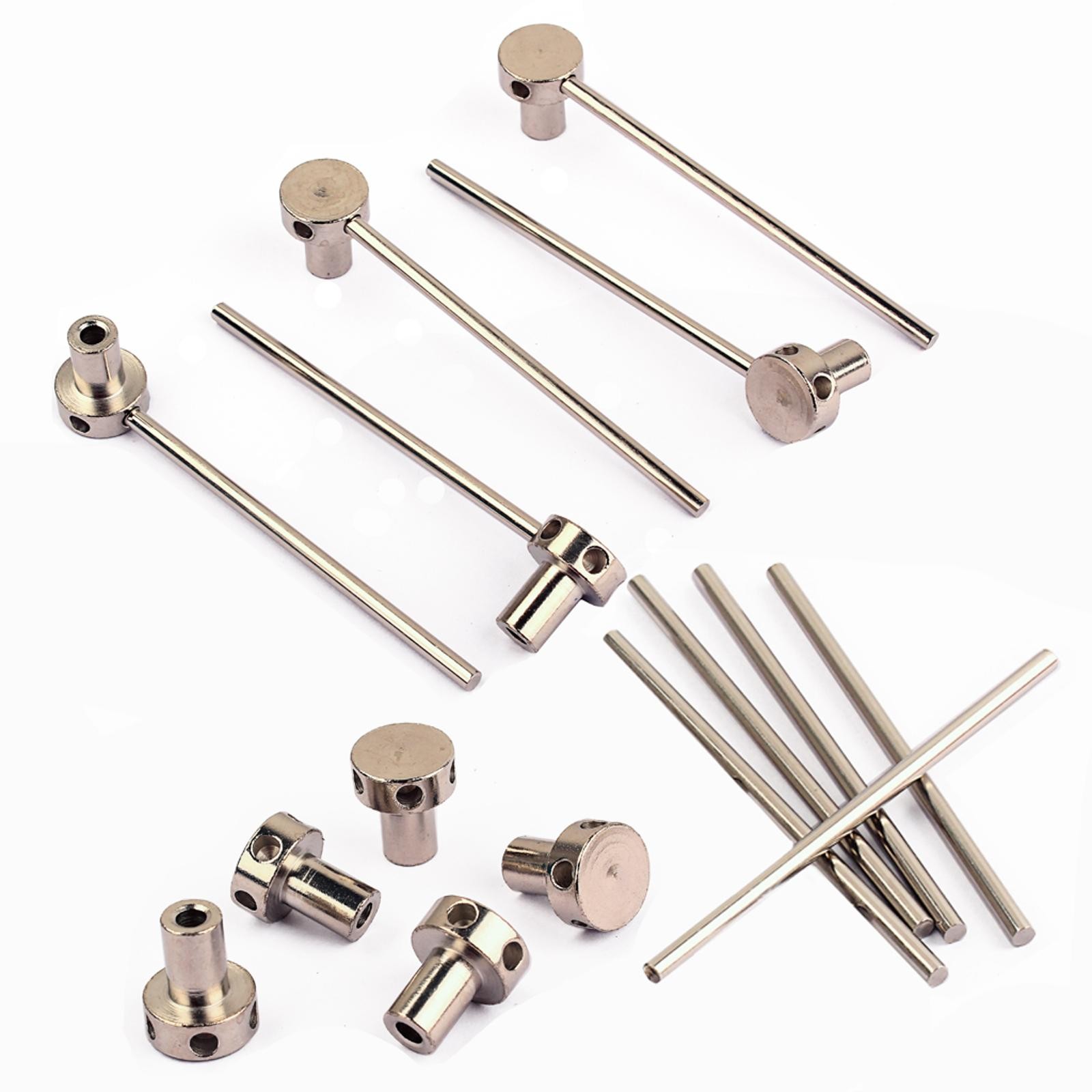 10Pcs Guitar Spoke Wheel Truss Rod Nut Steel Bar Tool for Guitar Bass Mandolin