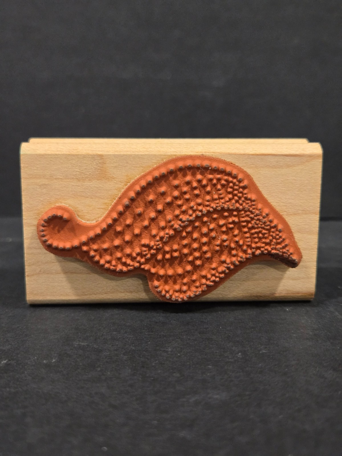 1999 G De Namidesign Rubber Stamp, Leave Pattern, Dotted Leaf