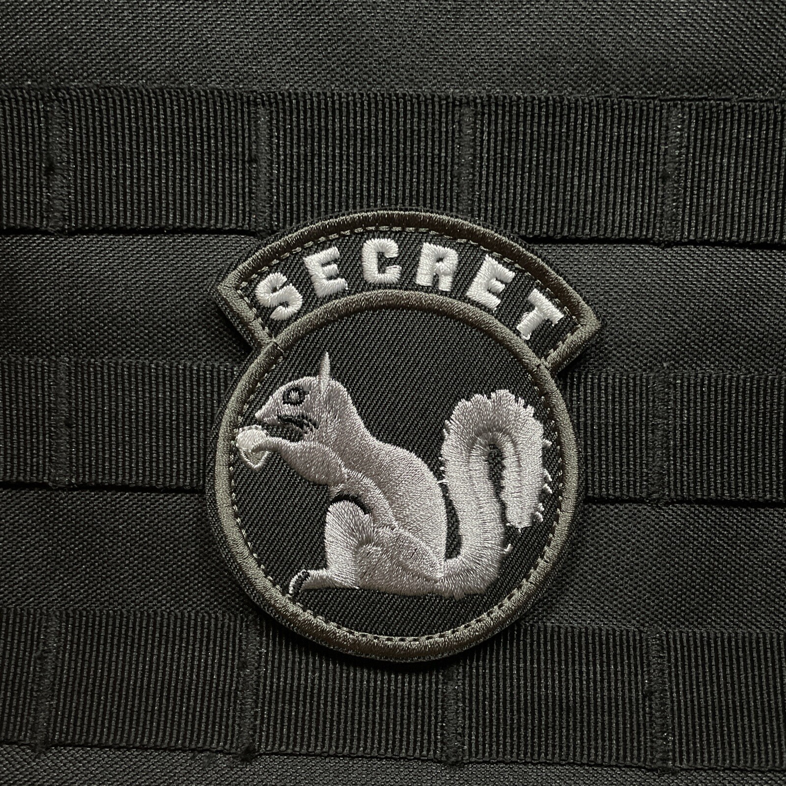 Secret Squirrel Classified CIA SF Tactical Military Hook Loop Morale Patch