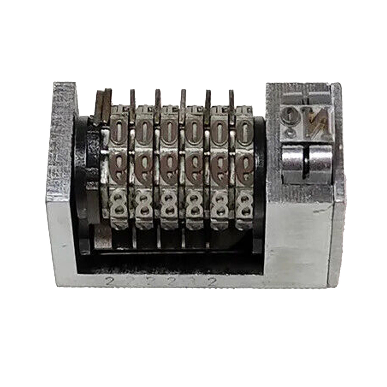 4X8 6Digit Roman Backward Printing Machine Mini Small Printer Numbering Machine