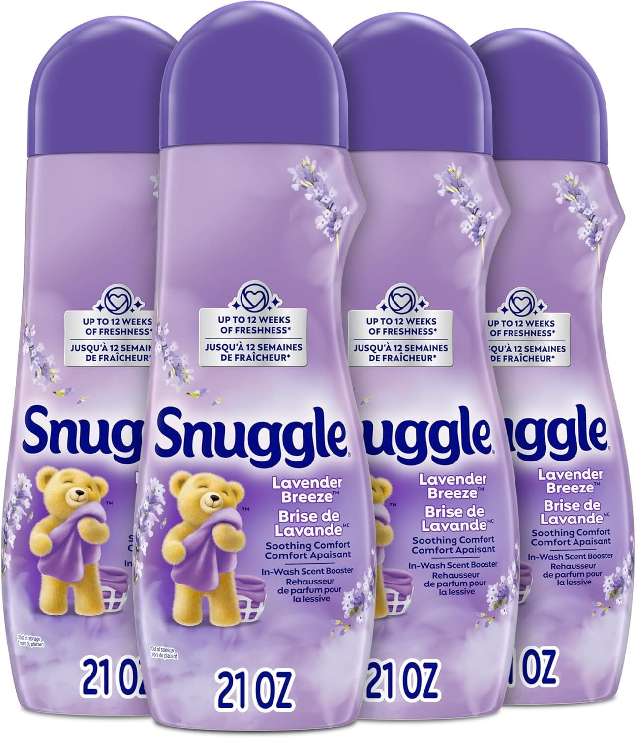 In Wash Scent Booster Lavender Vanilla Orchid 21 Oz 4 Pack Packaging May Vary