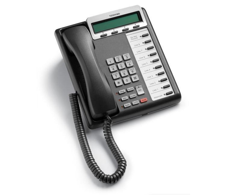 Fully Refurbished Toshiba DKT-3210SD Speaker Display Phone (Charcoal)