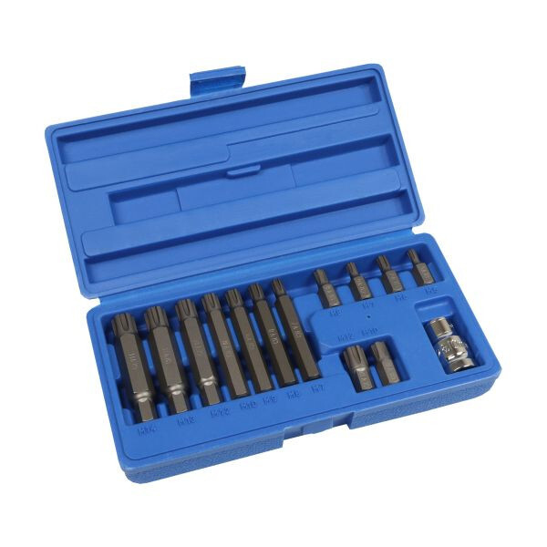Ribe Socket Bit Set by US PRO 14pc 1/2" DR M5-M14, Polydrive Bergen Tools 2238