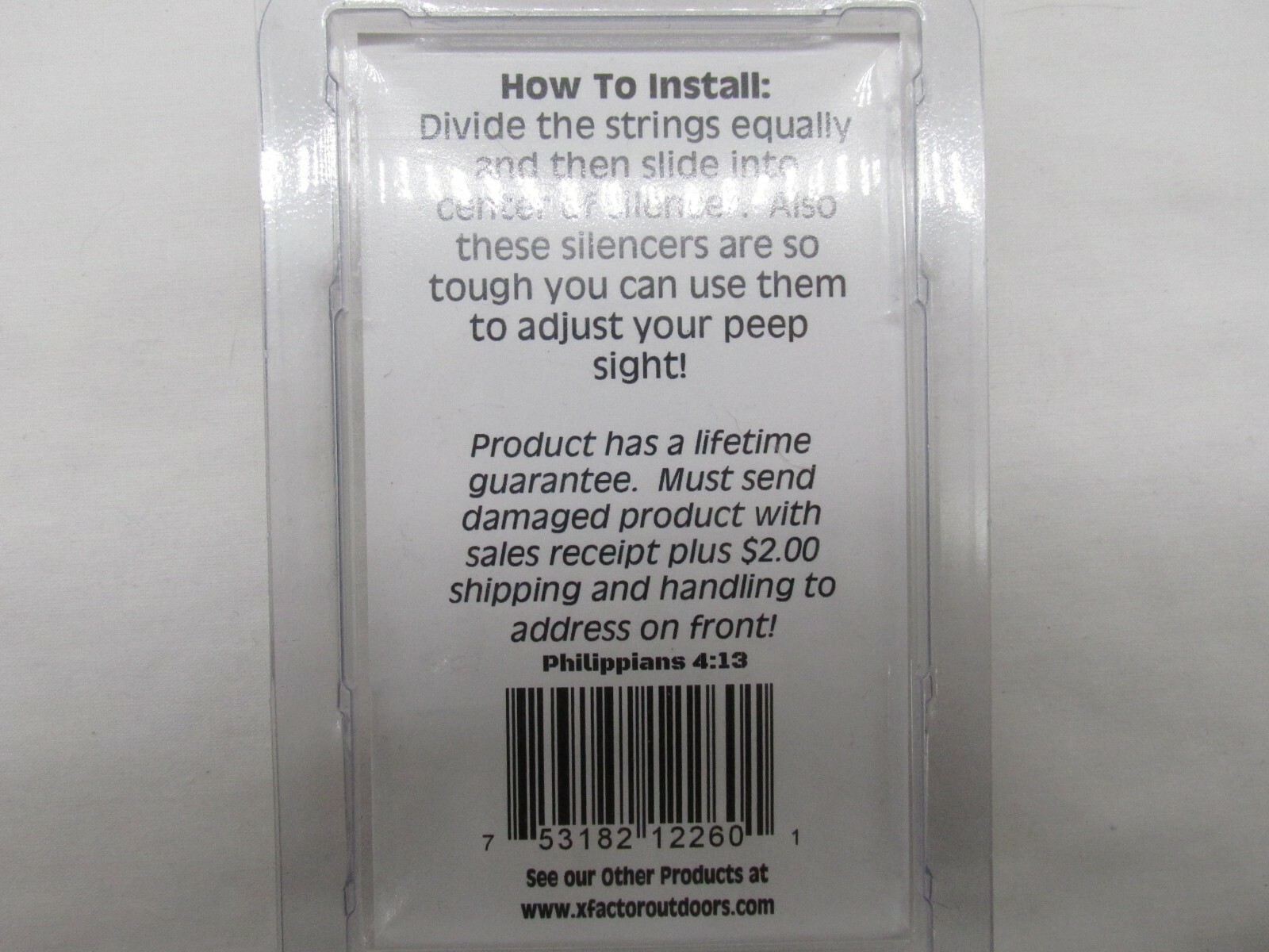 X Factor String Factor Silencers Pack of 4