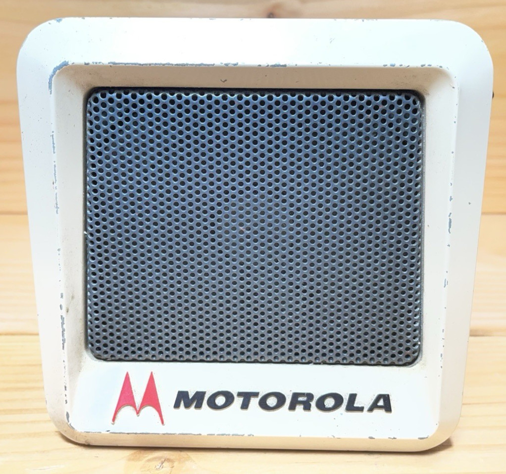 Vintage Motorola Metal External Speaker TSN6000A1, 1965