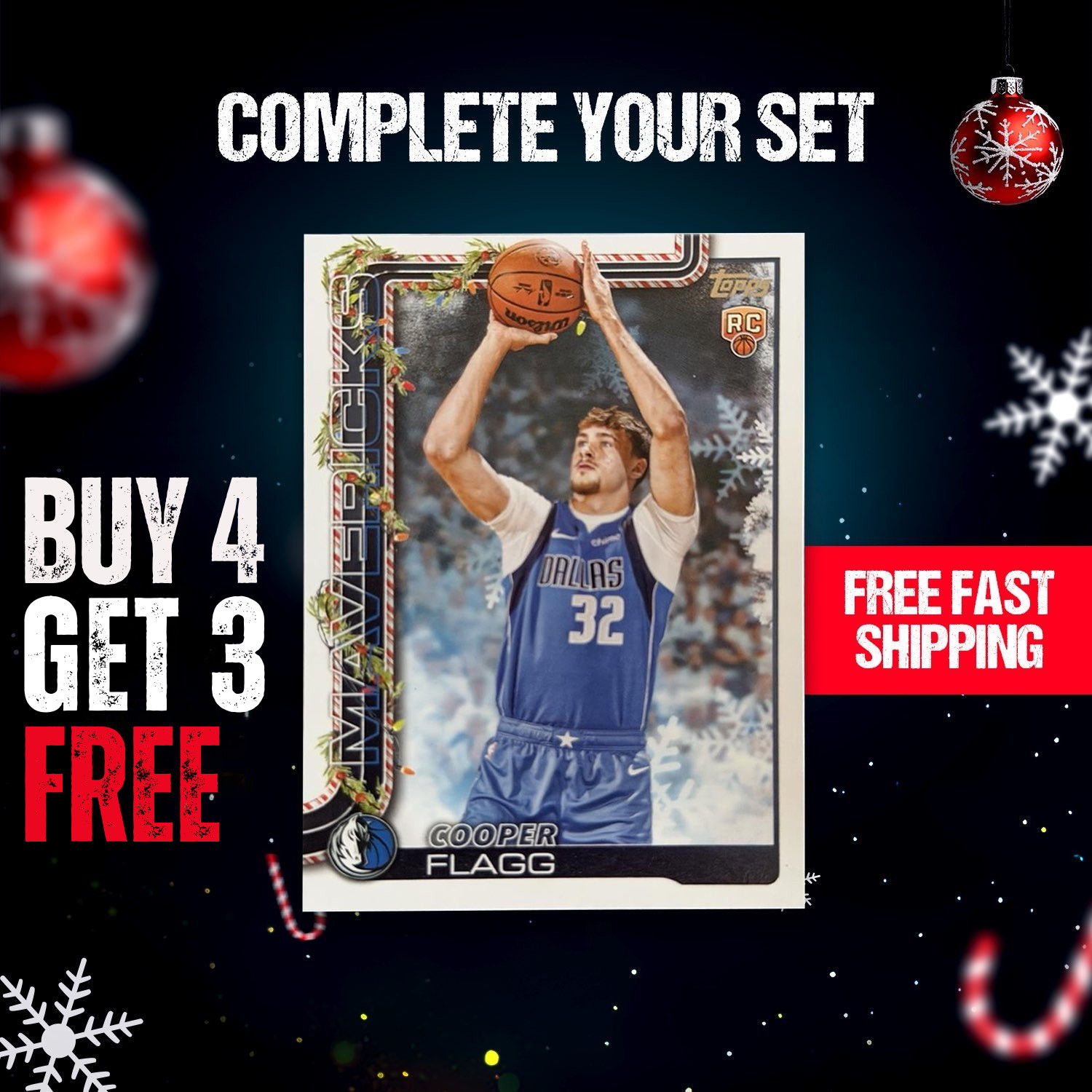 2025-26 Topps Holiday Basketball Base Singles #1-200 You Pick Complete Your Set