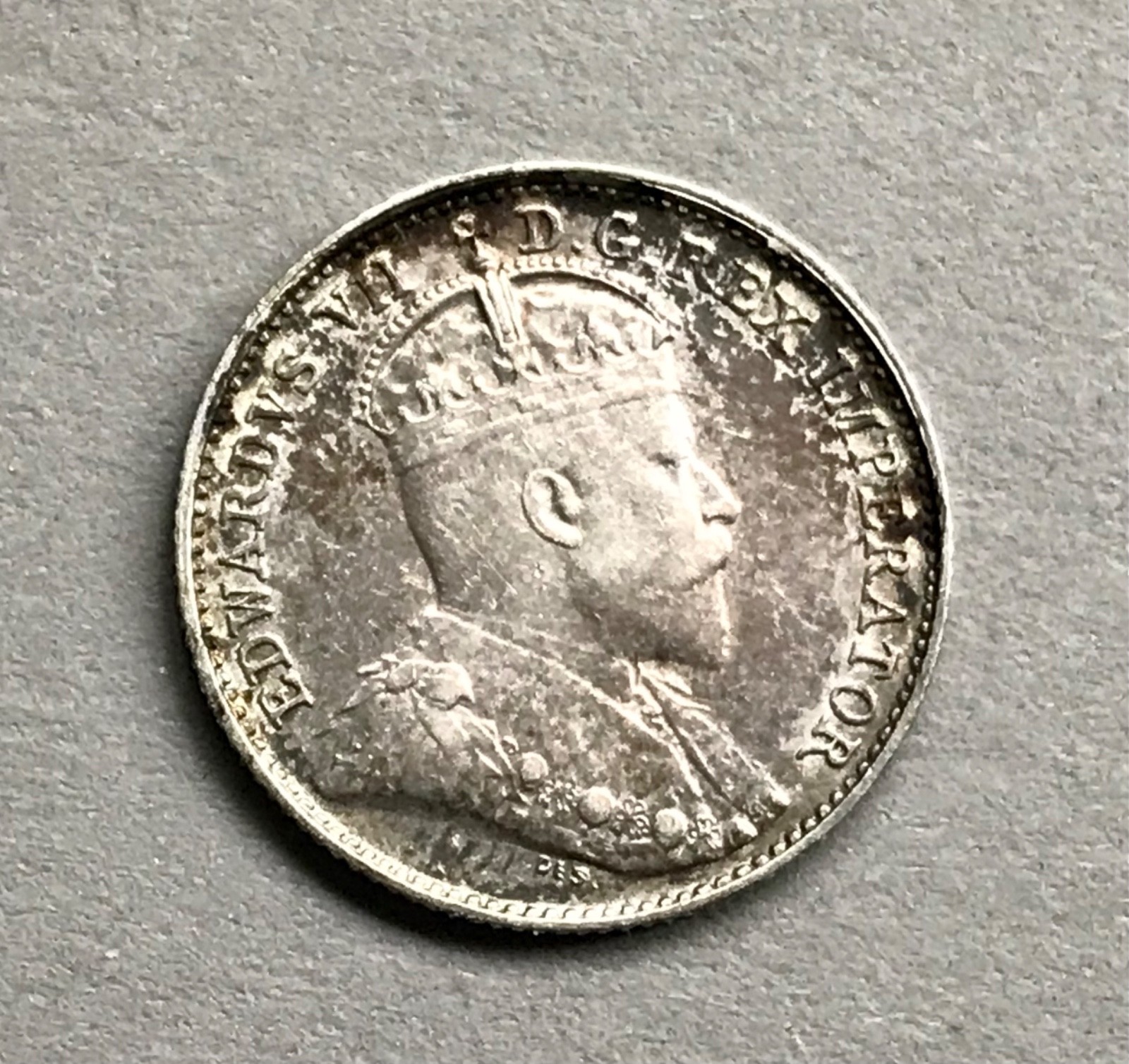1908 Canada Five Cents Silver