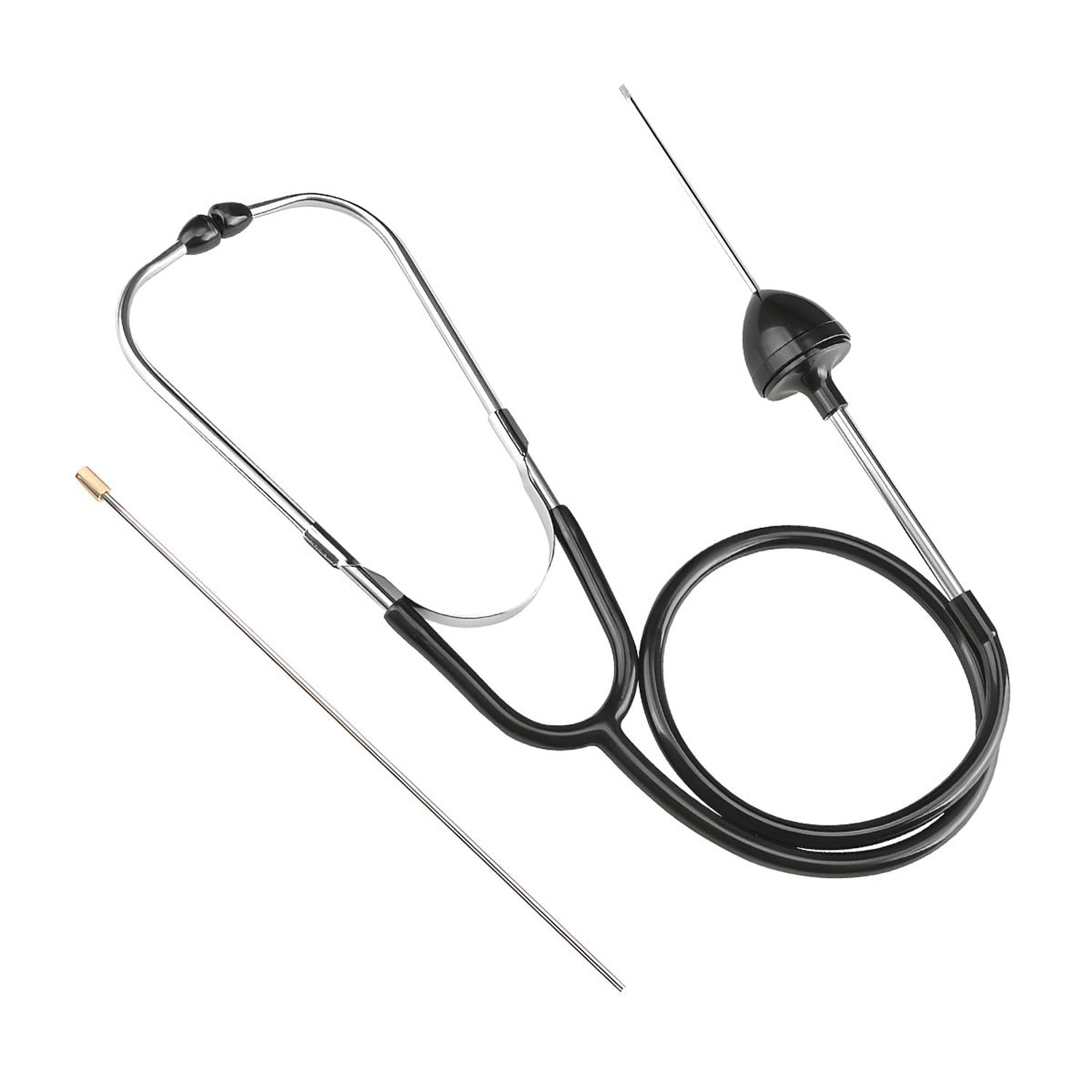 Car Engine Mechanics Stethoscope, Stainless Steel Auto Engine Diagnostic Kit ...