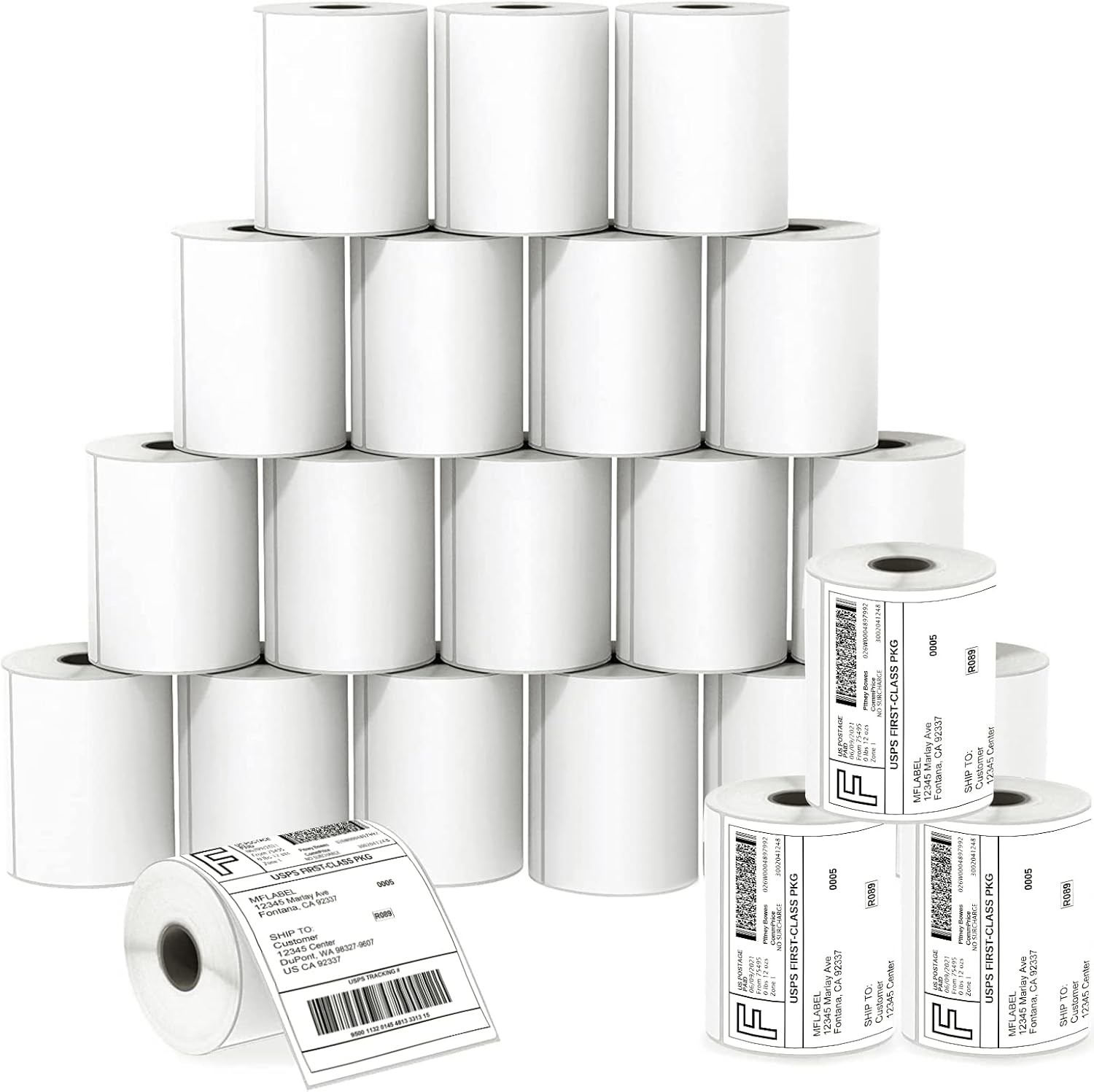 4x6 Direct Thermal Shipping Labels - 40 Rolls of 250 Labels