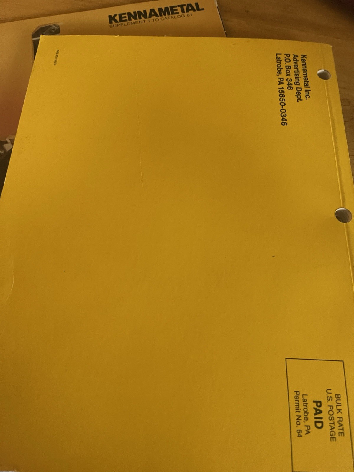 Kennametal Milling 87 Catalog