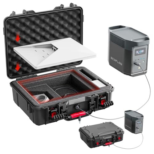 Starlink Mini Case,2026 New IP67 Waterproof Hard Carrying Case Compatible with