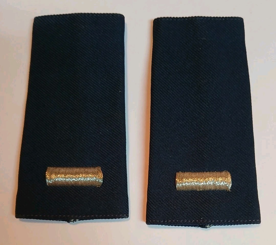 US Air Force Shoulder Epaulets Male 1st Lieutenant Large $12.98 Free Shipping