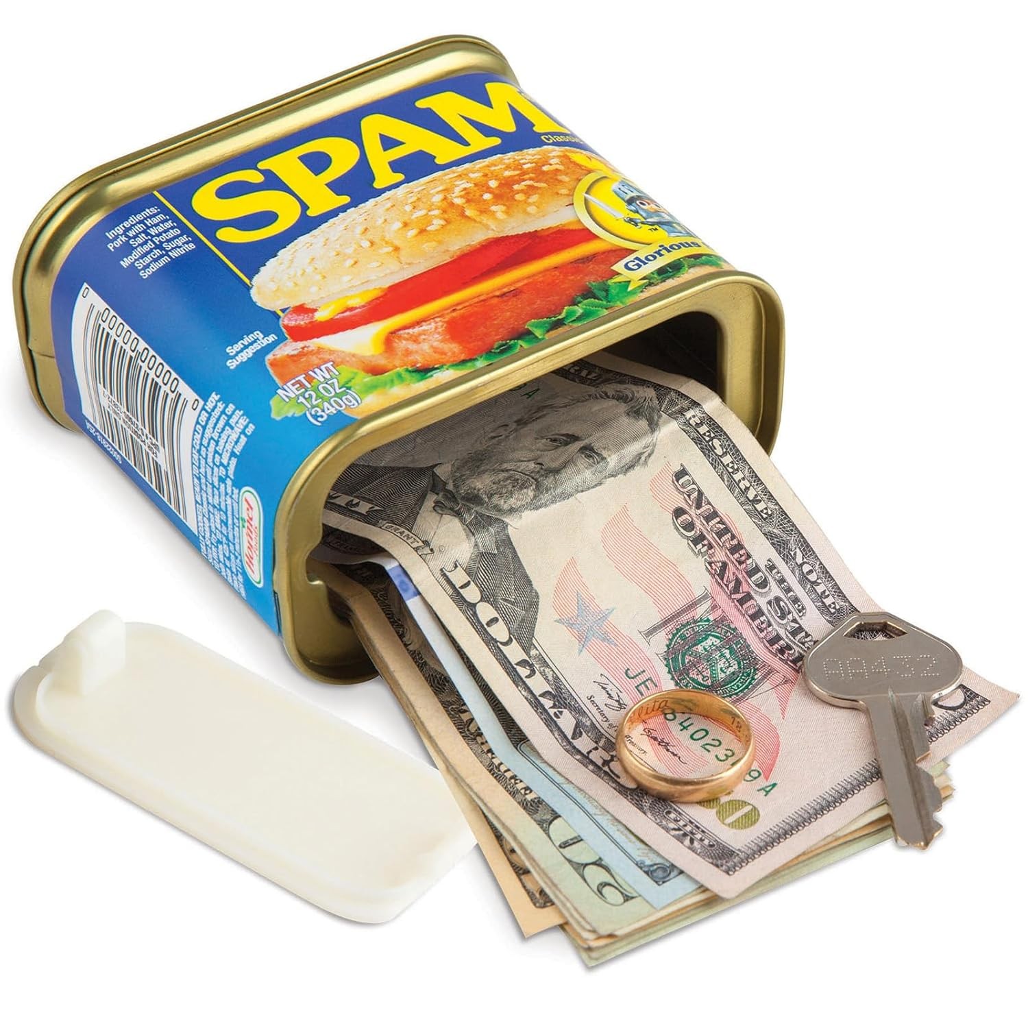 Fake SPAM Can Diversion Safe - Hidden Safe for Money Stash - Secret Compartment