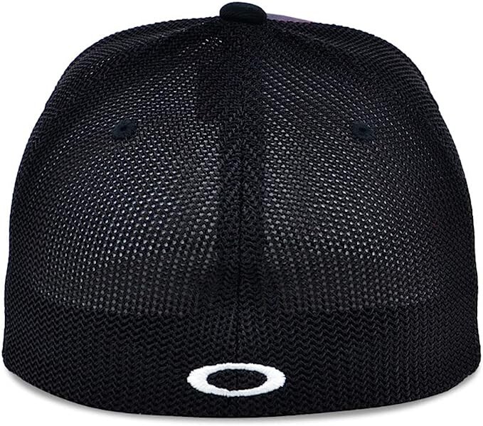 Oakley Indy Passport Trucker Stretch Hat Flexfit Cap Black/Texas Large/XLarge