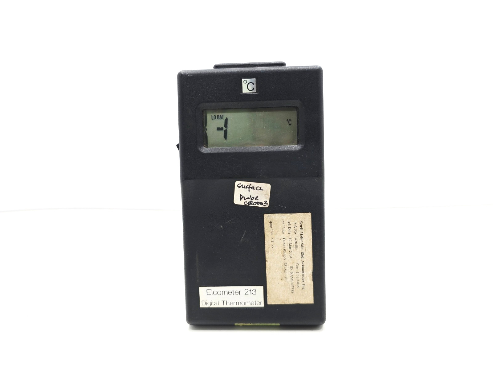 ELCOMETER 203 DIGITAL THERMOMETER